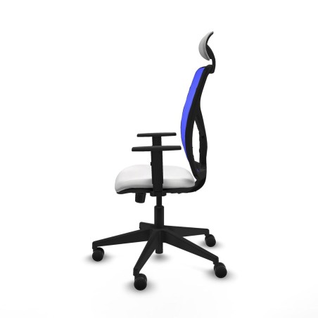 Chaise de Bureau avec Appui-tête Motilla Piqueras y Crespo 1D066N1 Bl