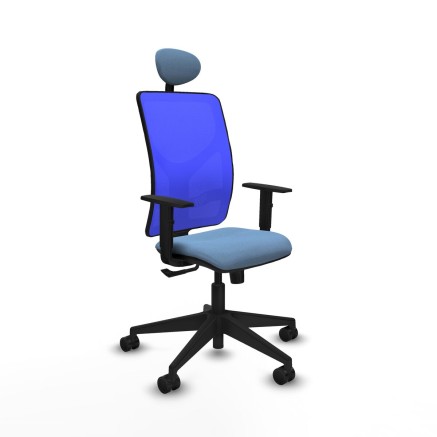 Bürostuhl mit Kopfstütze Motilla Piqueras y Crespo 1D066N1 Himmelsbl