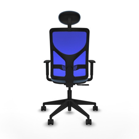 Sedia Ufficio con Poggiatesta Motilla Piqueras y Crespo 1D066N1 Blu ci