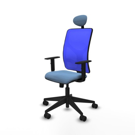 Sedia Ufficio con Poggiatesta Motilla Piqueras y Crespo 1D066N1 Blu ci