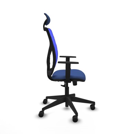 Office Chair with Headrest Motilla Piqueras y Crespo 1D066N1 Navy Blue 2