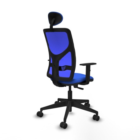 Office Chair with Headrest Motilla Piqueras y Crespo 1D066N1 Blue