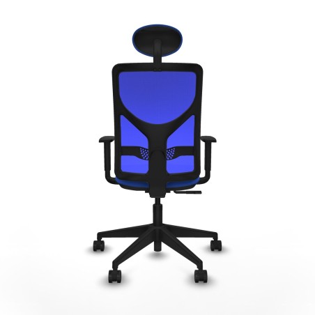 Office Chair with Headrest Motilla Piqueras y Crespo 1D066N1 Blue
