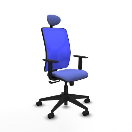 Office Chair with Headrest Motilla Piqueras y Crespo 1D066N1 Light Blu