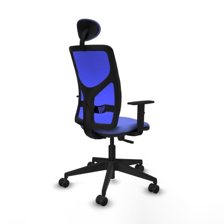 Office Chair with Headrest Motilla Piqueras y Crespo 1D066N1 Light Blu