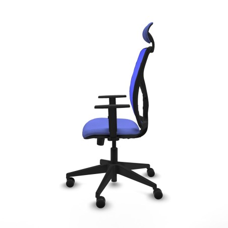 Office Chair with Headrest Motilla Piqueras y Crespo 1D066N1 Light Blu