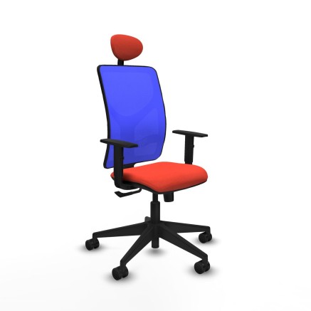 Chaise de Bureau avec Appui-tête Motilla Piqueras y Crespo 1D066N1 Or