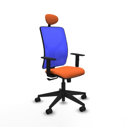 Bürostuhl mit Kopfstütze Motilla Piqueras y Crespo 1D066N1 Orange