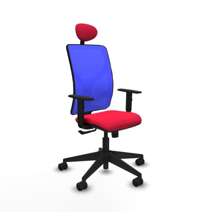 Chaise de Bureau avec Appui-tête Motilla Piqueras y Crespo 1D066N1 Ro