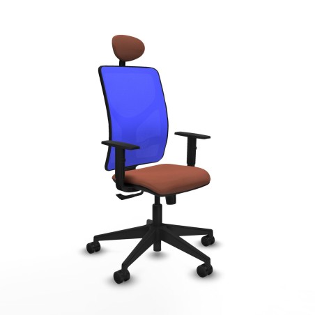 Chaise de Bureau avec Appui-tête Motilla Piqueras y Crespo 1D066N1 Bl
