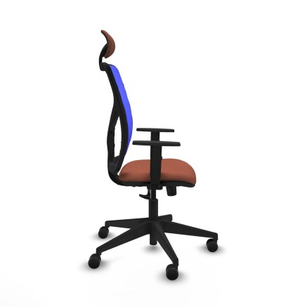 Bürostuhl mit Kopfstütze Motilla Piqueras y Crespo 1D066N1 Blau Brau 2