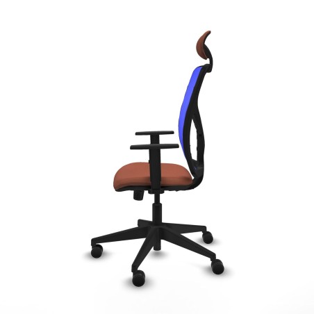 Sedia Ufficio con Poggiatesta Motilla Piqueras y Crespo 1D066N1 Azzurr