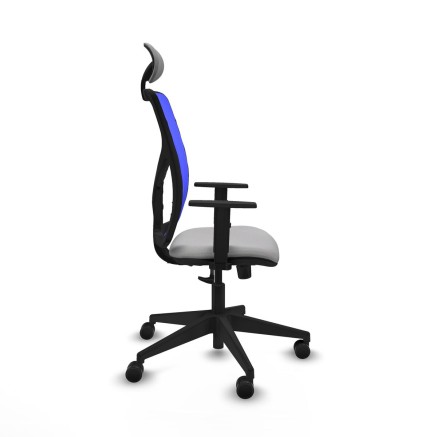 Sedia Ufficio con Poggiatesta Motilla Piqueras y Crespo 1D066N1 Grigio 2
