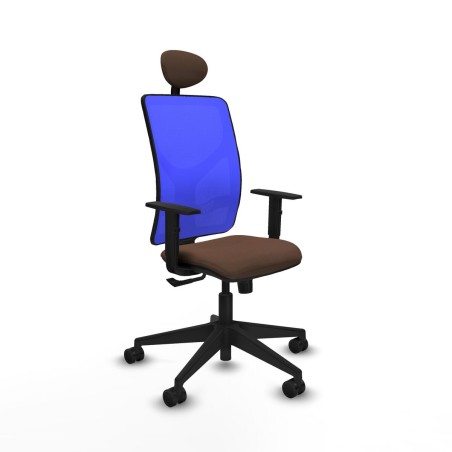 Office Chair with Headrest Motilla Piqueras y Crespo 1D066N1 Blue Dark