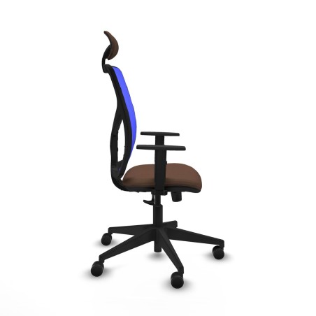 Office Chair with Headrest Motilla Piqueras y Crespo 1D066N1 Blue Dark