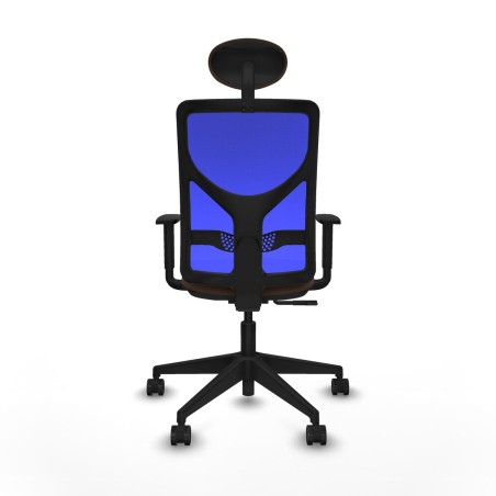Office Chair with Headrest Motilla Piqueras y Crespo 1D066N1 Blue Dark