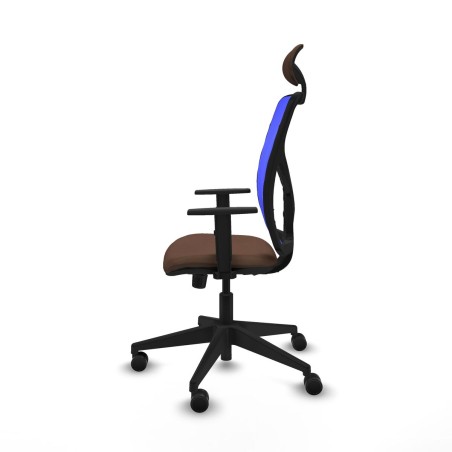 Office Chair with Headrest Motilla Piqueras y Crespo 1D066N1 Blue Dark