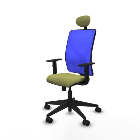 Office Chair with Headrest Motilla Piqueras y Crespo 1D066N1 Green