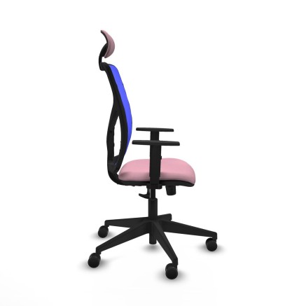 Sedia Ufficio con Poggiatesta Motilla Piqueras y Crespo 1D066N1 Rosa 2