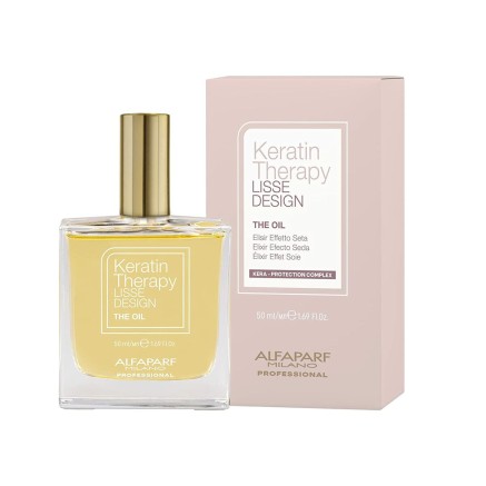 Olio per Capelli Alfaparf Milano Lisse Design Keratin Therapy Finitura