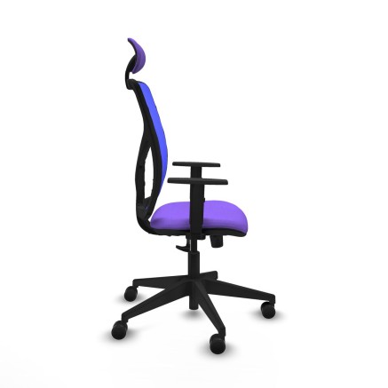 Office Chair with Headrest Motilla Piqueras y Crespo 1D066N1 Lilac 2
