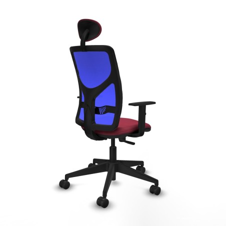 Office Chair with Headrest Motilla Piqueras y Crespo 1D066N1 Maroon