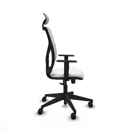 Office Chair with Headrest Motilla Piqueras y Crespo 1D066N1 White 2