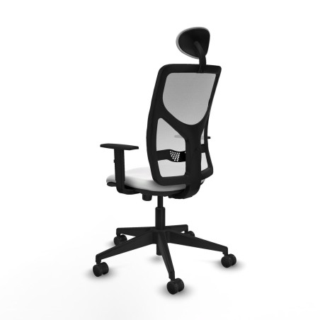 Chaise de Bureau avec Appui-tête Motilla Piqueras y Crespo 1D066N1 Bl