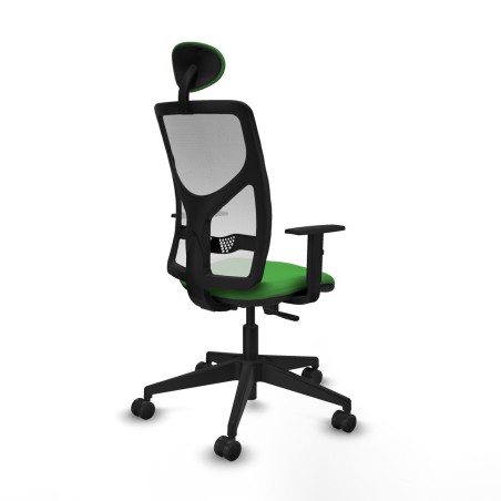 Sedia Ufficio con Poggiatesta Motilla Piqueras y Crespo 1D066N1 Verde