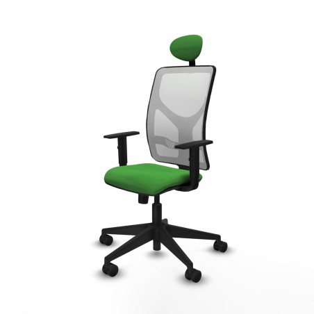 Sedia Ufficio con Poggiatesta Motilla Piqueras y Crespo 1D066N1 Verde