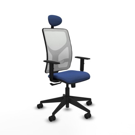 Chaise de Bureau avec Appui-tête Motilla Piqueras y Crespo 1D066N1 Bl