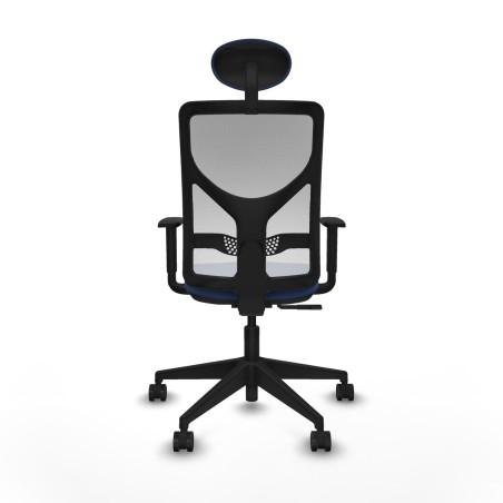 Office Chair with Headrest Motilla Piqueras y Crespo 1D066N1 Navy Blue