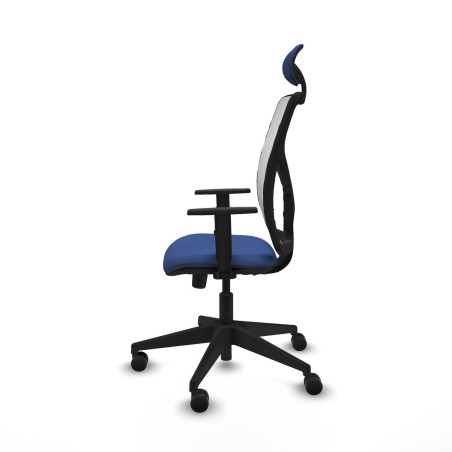 Office Chair with Headrest Motilla Piqueras y Crespo 1D066N1 Navy Blue