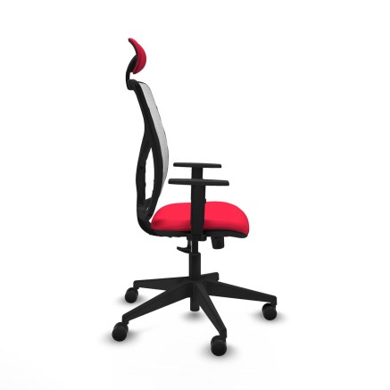 Office Chair with Headrest Motilla Piqueras y Crespo 1D066N1 Red 2