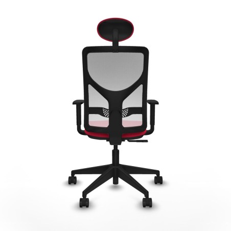 Sedia Ufficio con Poggiatesta Motilla Piqueras y Crespo 1D066N1 Rosso