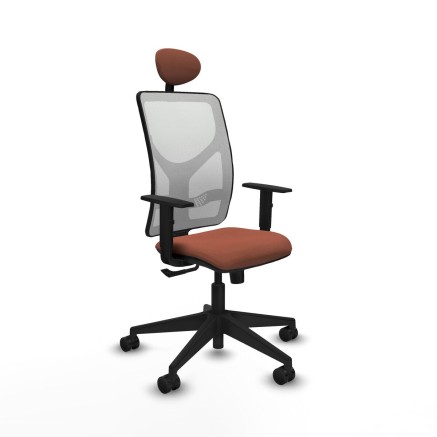 Sedia Ufficio con Poggiatesta Motilla Piqueras y Crespo 1D066N1 Bianco