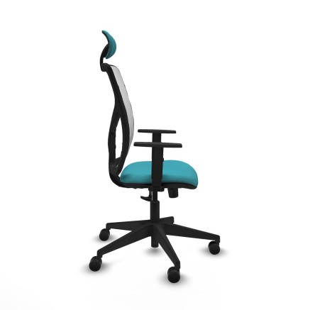 Office Chair with Headrest Motilla Piqueras y Crespo 1D066N1 Turquoise 2