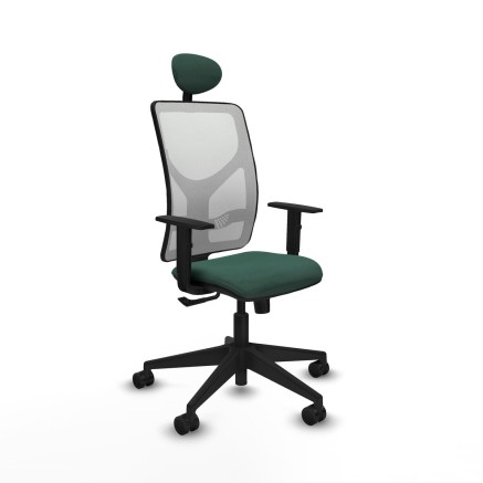 Sedia Ufficio con Poggiatesta Motilla Piqueras y Crespo 1D066N1 Verde