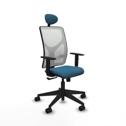 Sedia Ufficio con Poggiatesta Motilla Piqueras y Crespo 1D066N1 Bianco