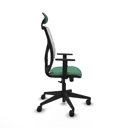 Office Chair with Headrest Motilla Piqueras y Crespo 1D066N1 Emerald G 2