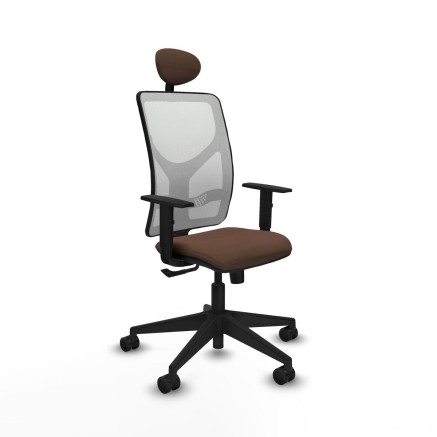 Chaise de Bureau avec Appui-tête Motilla Piqueras y Crespo 1D066N1 Bl