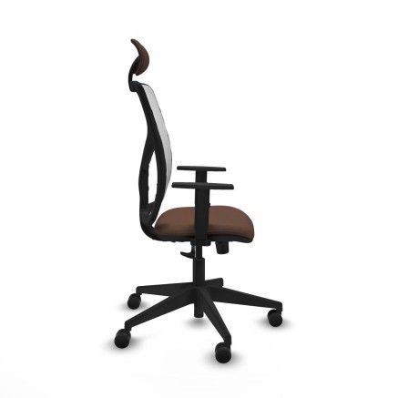 Sedia Ufficio con Poggiatesta Motilla Piqueras y Crespo 1D066N1 Bianco 2