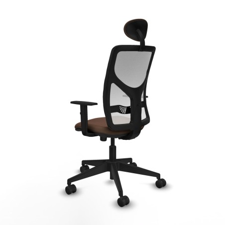 Office Chair with Headrest Motilla Piqueras y Crespo 1D066N1 White Dar