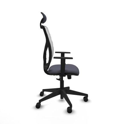 Office Chair with Headrest Motilla Piqueras y Crespo 1D066N1 Dark grey 2