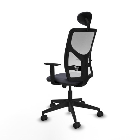Sedia Ufficio con Poggiatesta Motilla Piqueras y Crespo 1D066N1 Grigio