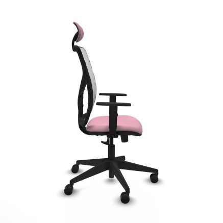 Sedia Ufficio con Poggiatesta Motilla Piqueras y Crespo 1D066N1 Rosa 2