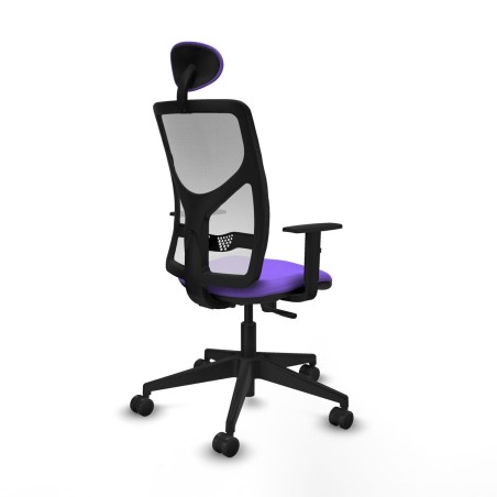Office Chair with Headrest Motilla Piqueras y Crespo 1D066N1 Lilac