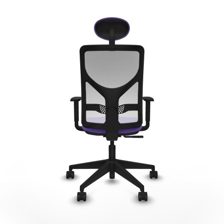 Office Chair with Headrest Motilla Piqueras y Crespo 1D066N1 Lilac