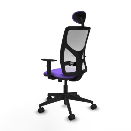 Office Chair with Headrest Motilla Piqueras y Crespo 1D066N1 Lilac