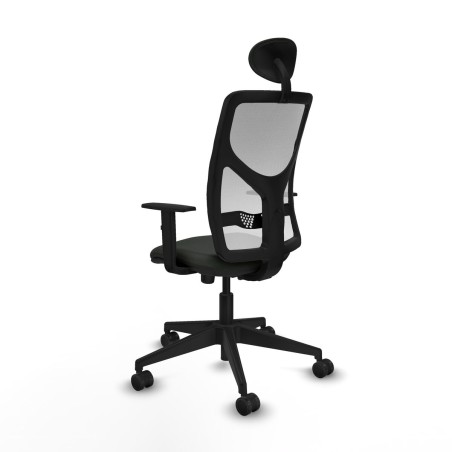 Chaise de Bureau Piqueras y Crespo 1D066N1 Noir
